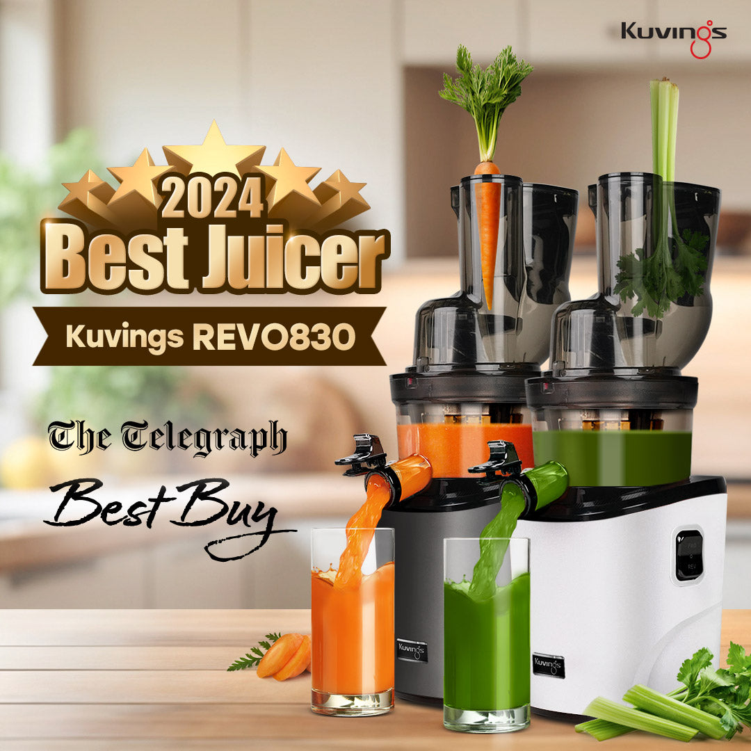 The Telegraph selects the REVO830 as the "BEST OVERALL" juicer of 2024.