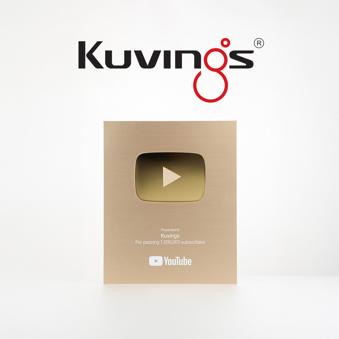 Kuvings Receives YouTube Gold Play Button for Surpassing 1 Million Subscribers