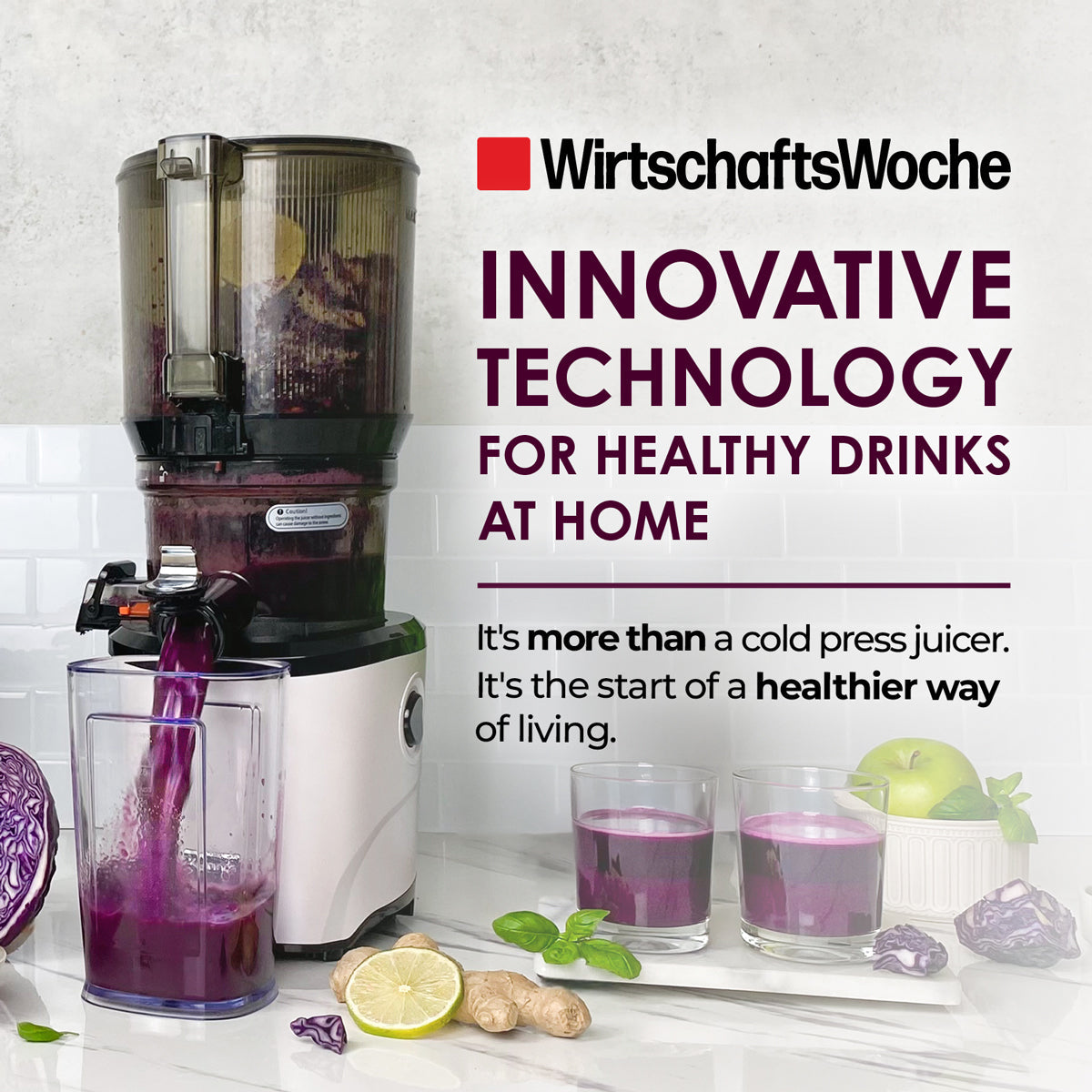 Kuvings AUTO10S – Innovative Technology for Healthy Drinks at Home
