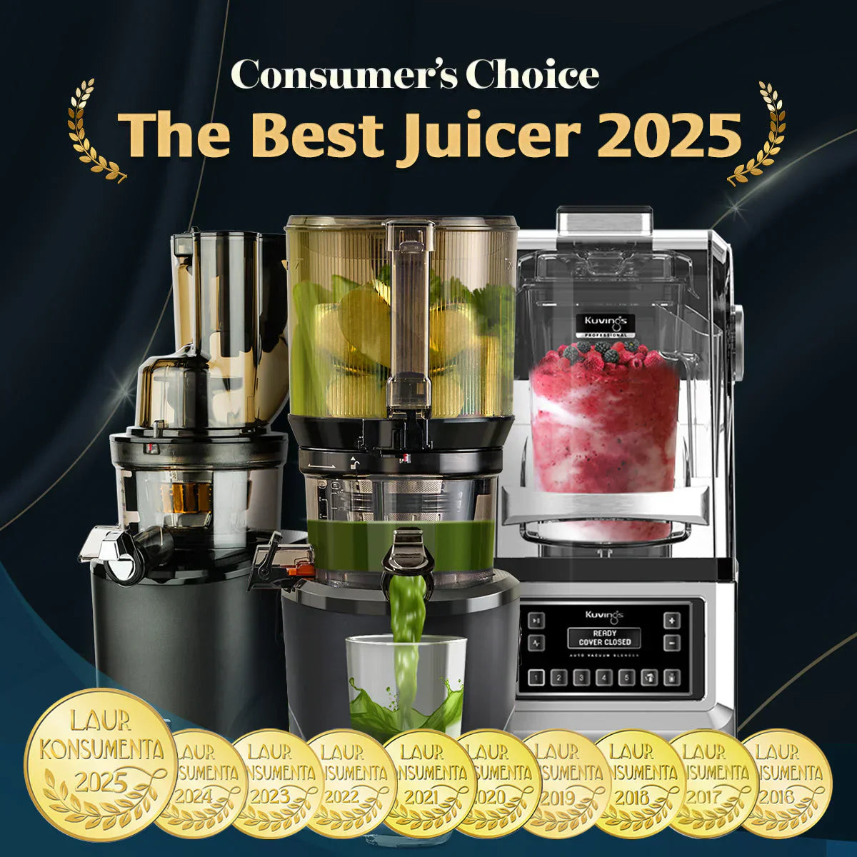 Kuvings won the Consumer’s Choice Award continuously for 10 years